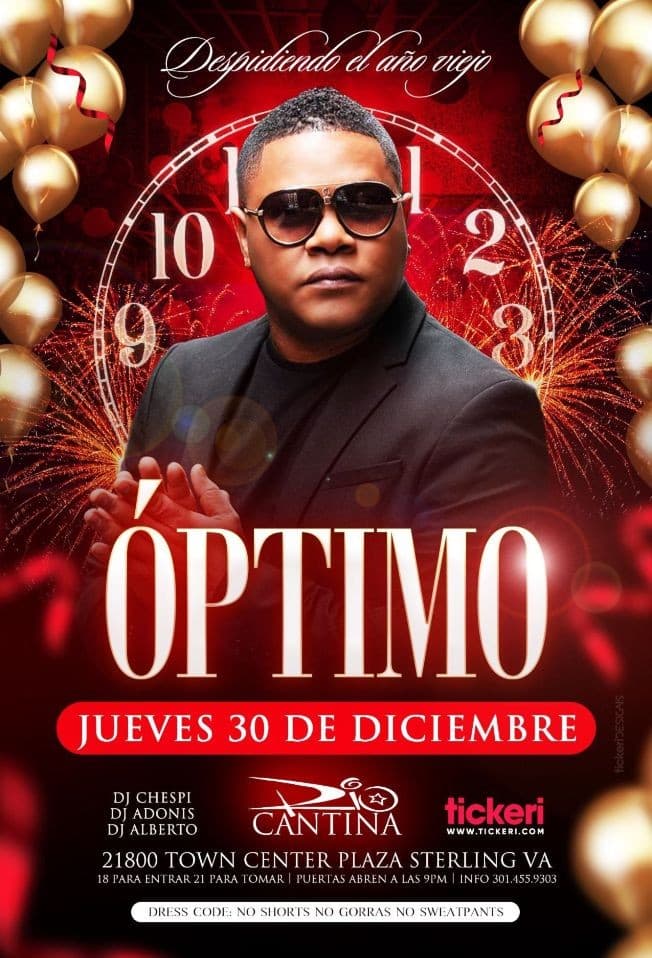 Event - OPTIMO EN CONCIERTO ! STERLING VIRGINIA - Sterling, Virginia - December 30, 2021 | concert tickets