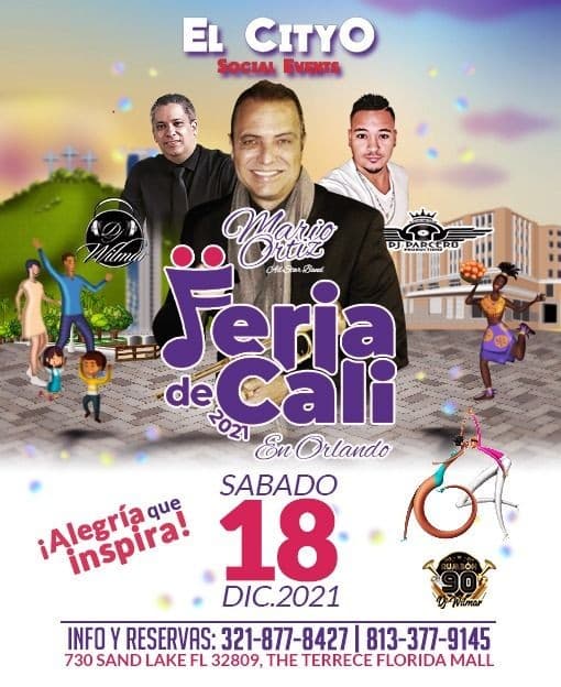 Event - FERIA DE CALI en Orlando con MARIO ORTIZ - Orlando, Florida - December 18, 2021 | concert tickets