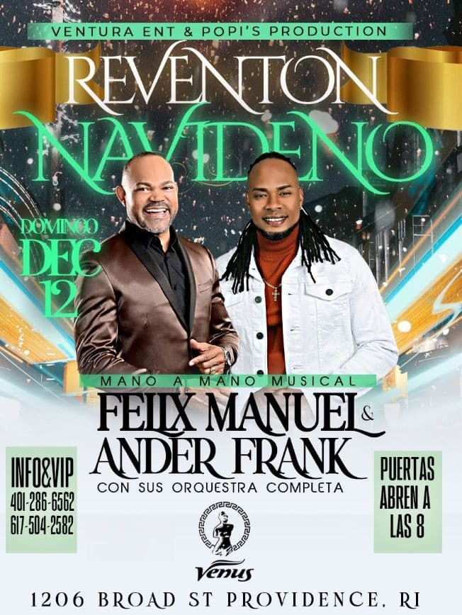 Event - Reventon Navideno Dic 12 en VENUS - Providence, Rhode Island - December 12, 2021 | concert tickets