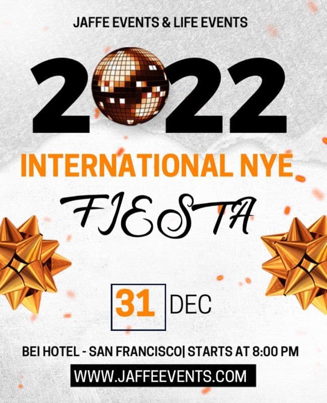 Event - INTERNATIONAL NYE FIESTA 2022 - San Francisco, California - December 31, 2021 | concert tickets