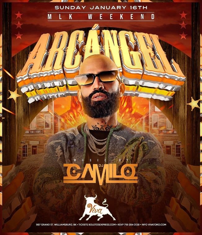 Event - ARCANGEL EN VIVO ! BROOKLYN NEW YORK - Brooklyn, New York - January 16, 2022 | concert tickets