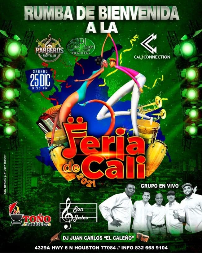 Event - BIENVENIDA FERIA DE CALI  2021- HOUSTON TEXAS - Houston, Texas - December 25, 2021 | concert tickets