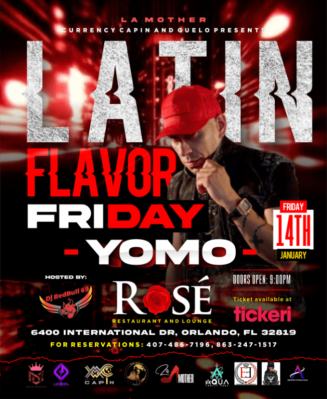 Event - Yomo Live ! ORLANDO FL. - Orlando, Florida - January 14, 2022 | concert tickets