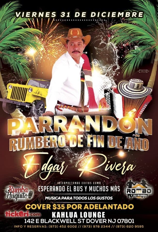 Event - Parrandon Rumbero de Fin de Año - Dover, New Jersey - 31 de diciembre de 2021 | concert tickets