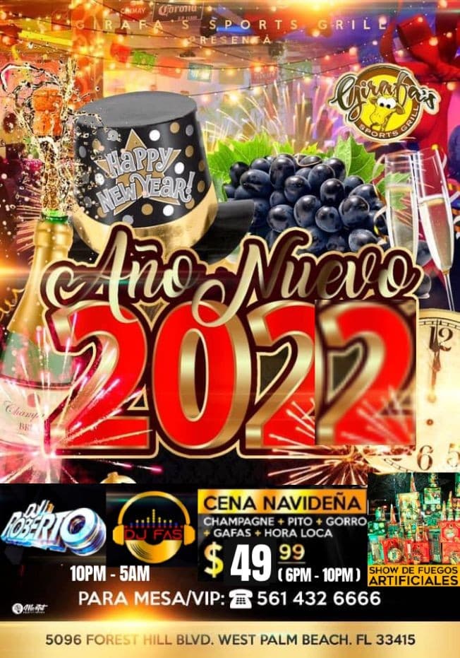 Event - AÑO NUEVO 2022 RUMBA en West Palm Beach - West Palm Beach, Florida - December 31, 2021 | concert tickets