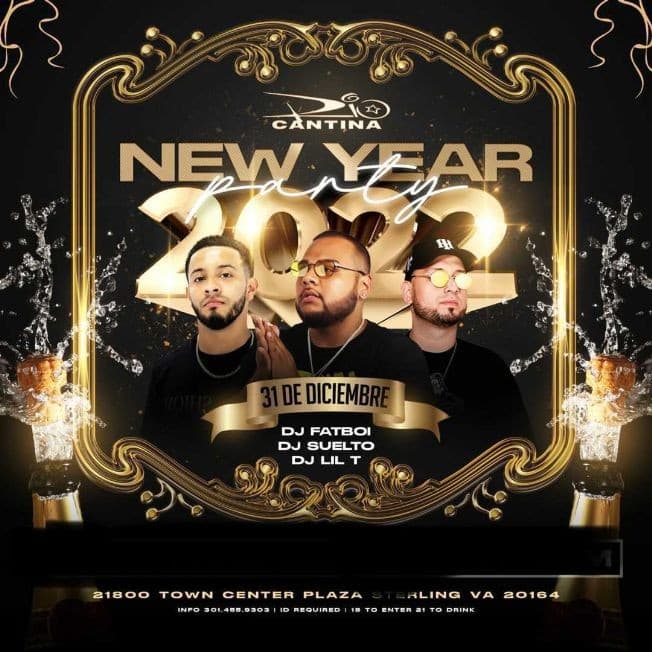Event - RIO CANTINA TE INVITA AL " NEW YEAR PARTY 2022 " STERLING VIRGINIA - Sterling, Virginia - December 31, 2021 | concert tickets