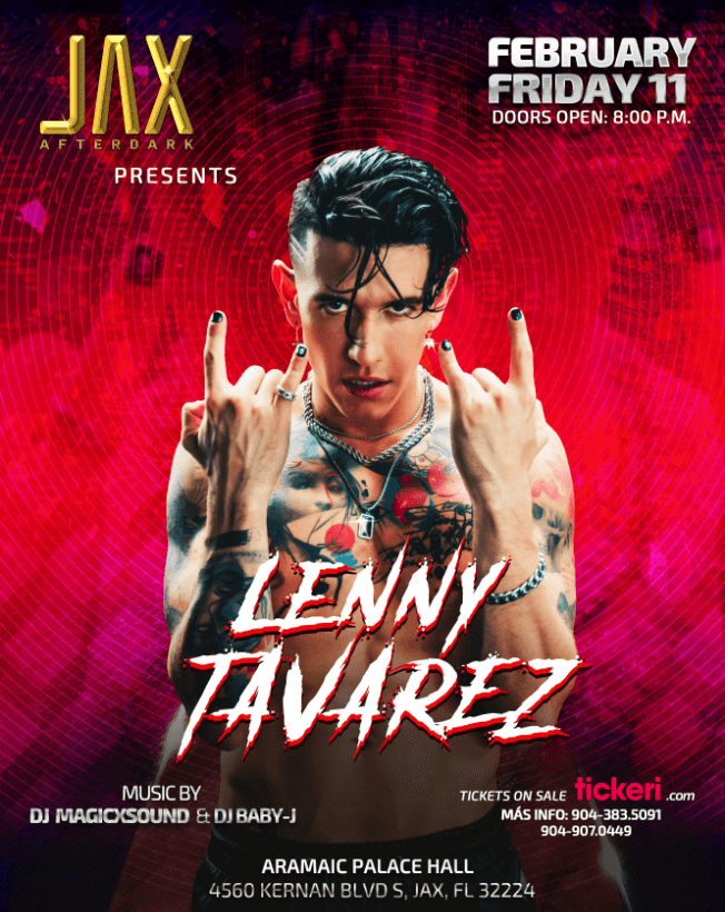 Event - Lenny Tavarez / Jacksonville FL - Jacksonville, Florida - February 11, 2022 | concert tickets
