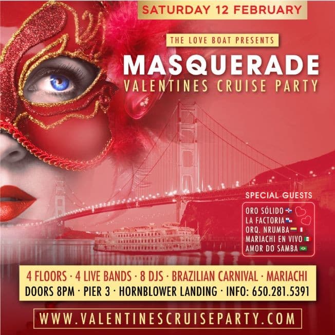 Event - Valentines Cruise Party - San Francisco, California - February 12, 2022 | concert tickets
