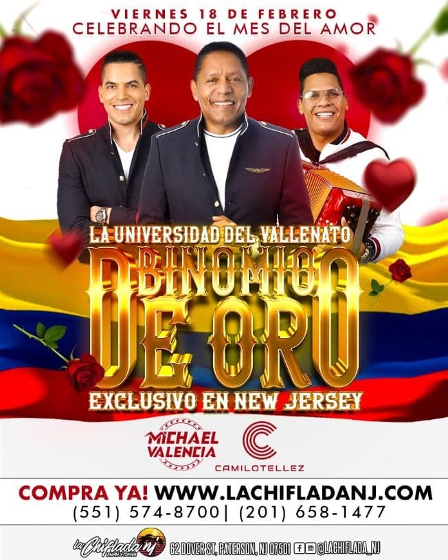 Event - El Binomio de Oro en La Chiflada NJ - Paterson, New Jersey - February 18, 2022 | concert tickets