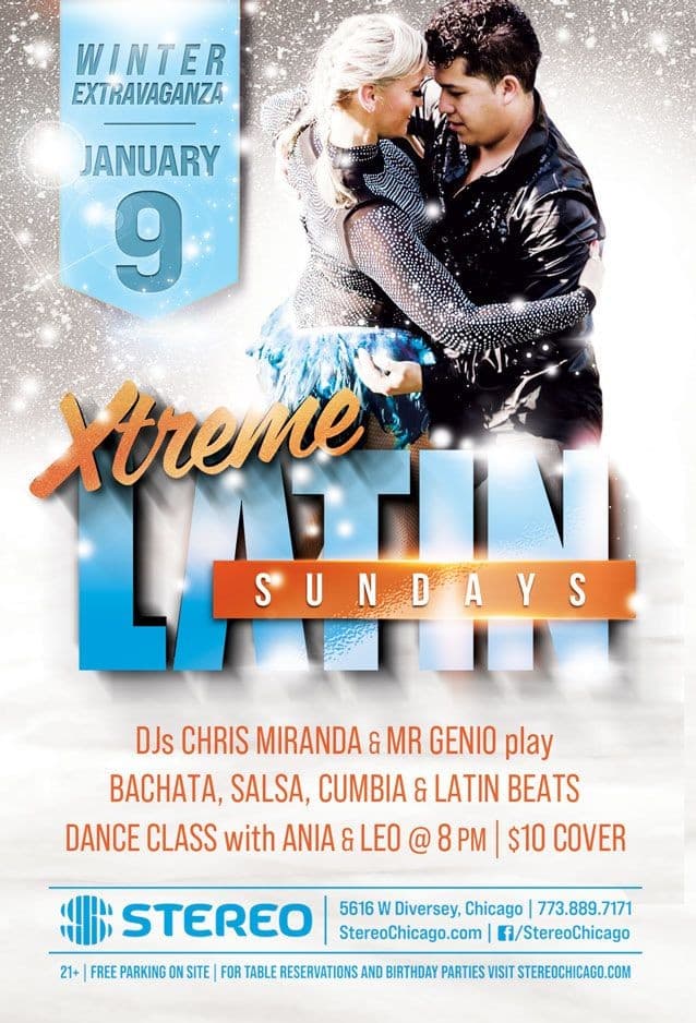 Event - XTREME LATIN SUNDAYS - WINTER EXTRAVAGANZA- CHICAGO IL - Chicago, Illinois - January 9, 2022 | concert tickets