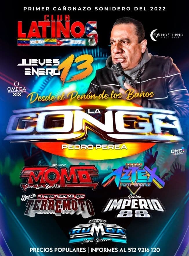 Event - Sonido La Conga de Pedro Perea Sonido Terremoto Sonido Momo y Sonido Aztex - Austin, Texas - January 13, 2022 | concert tickets