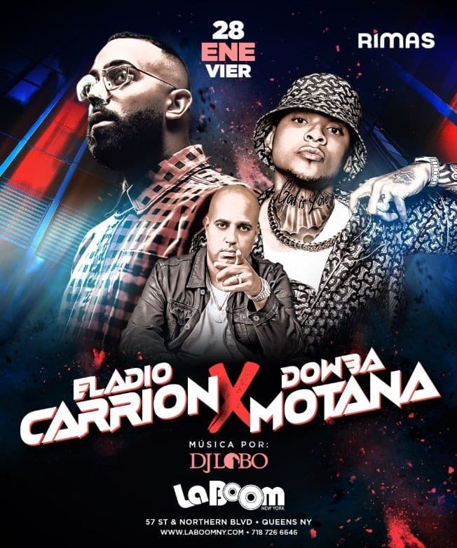 Event - ELADIO CARRION, DOWBA MONTANA EN VIVO ! QUEENS NEW YORK - Woodside, New York - January 28, 2022 | concert tickets