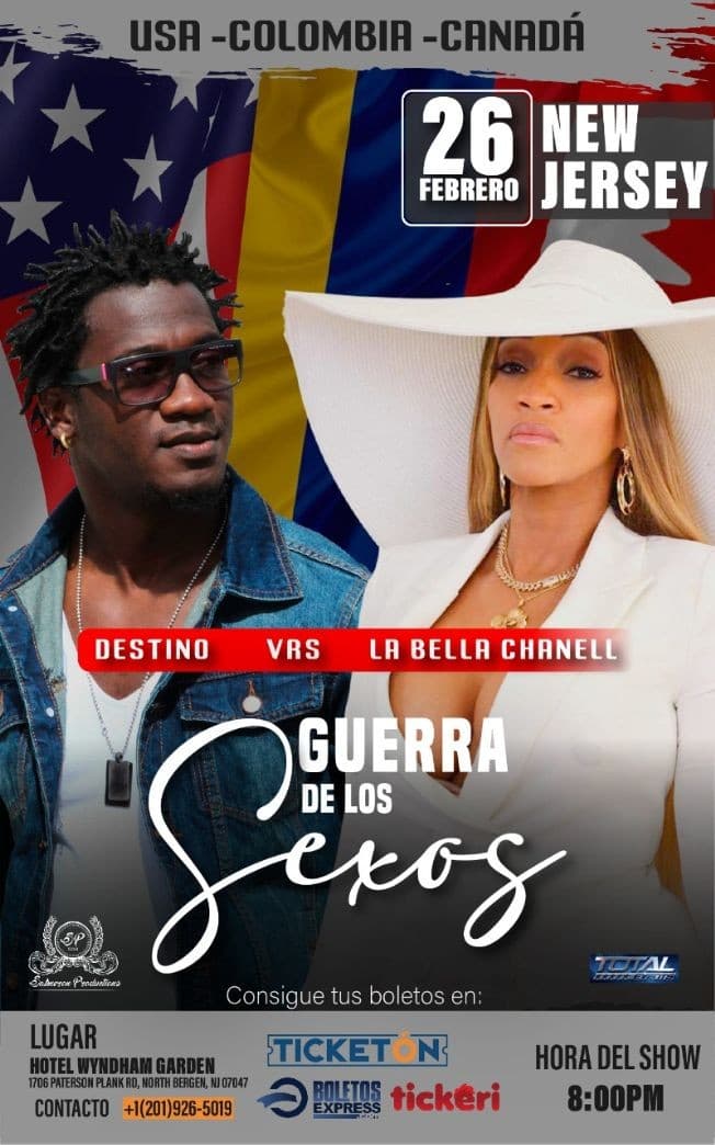 Event - DESTINO VS LA BELLA CHANELL - Miami, Florida - 26 de febrero de 2022 | concert tickets