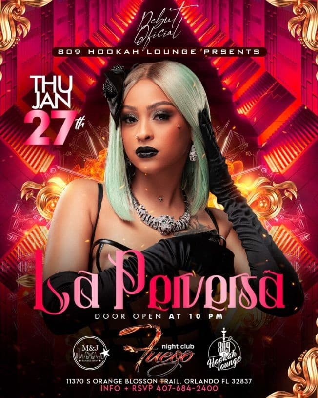 Event - LA PERVERSA' - Orlando, Florida - January 27, 2022 | concert tickets