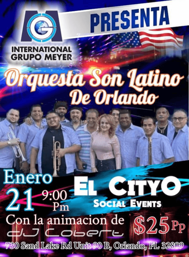 Event - SON LATINOS DE ORLANDO ! ORLANDO FL. - Orlando, Florida - January 21, 2022 | concert tickets