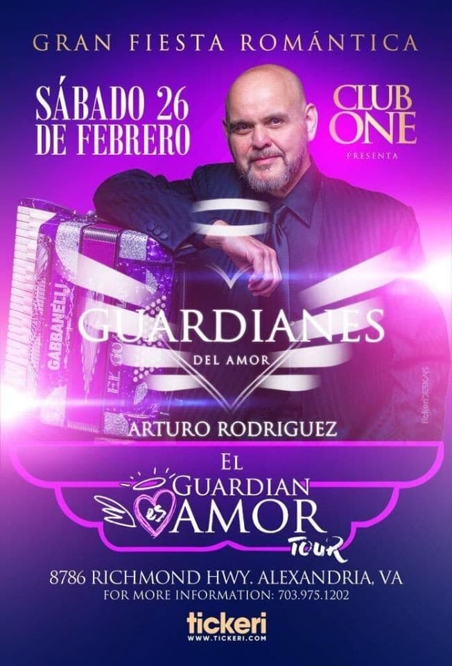 Event - GUARDIANES DEL AMOR EN CONCIERTO ! ALEXANDRIA VIRGINIA - Alexandria, Virginia - February 26, 2022 | concert tickets