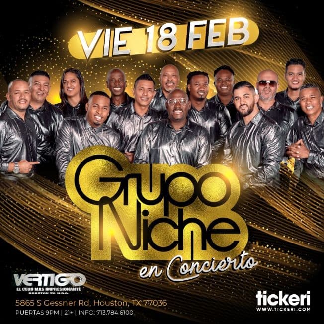 Event - GRUPO NICHE EN HOUSTON - Houston, Texas - February 18, 2022 | concert tickets