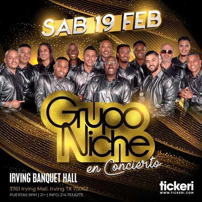 Event - GRUPO NICHE EN DALLAS - Irving, Texas - 19 de febrero de 2022 | concert tickets
