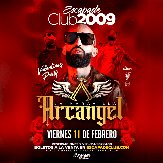 Event - ARCANGEL ( LA MARAVILLA) EN CONCIERTO - VALENTINES PARTY - DALLAS TEXAS - Dallas, Texas - February 11, 2022 | concert tickets