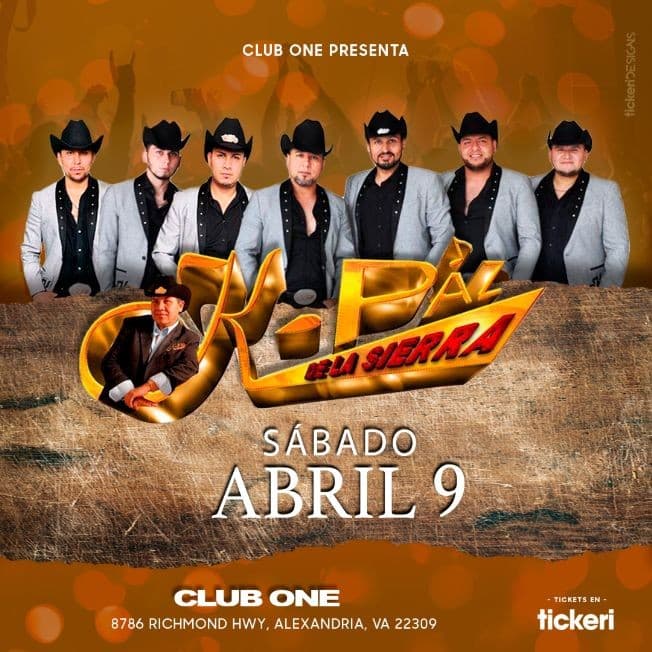 Event - K-PAZ DE LA SIERRA EN CONCIERTO ! ALEXANDRIA VIRGINIA - Alexandria, Virginia - April 9, 2022 | concert tickets
