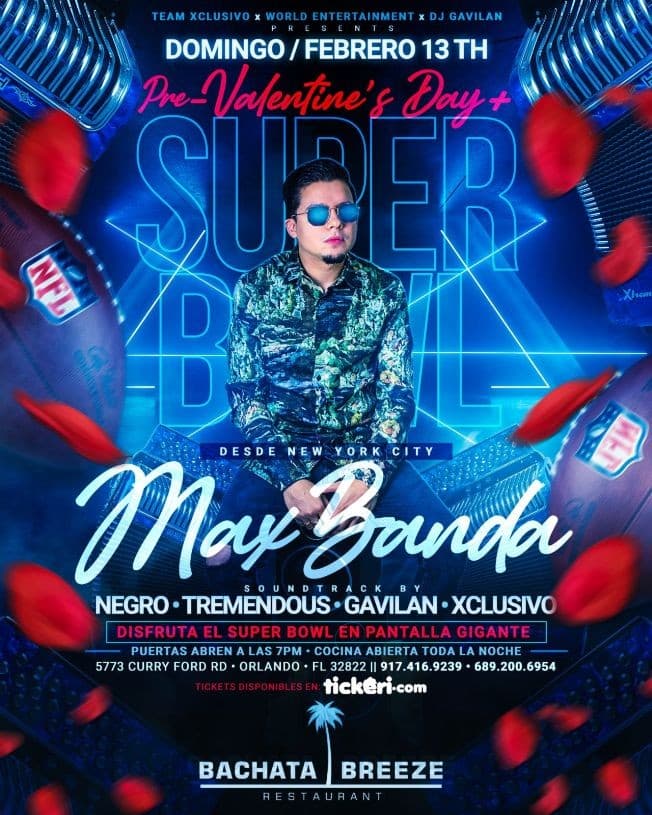 Event - PRE- VALENTINE'S DAY  MAX BANDA EN VIVO ! ORLANDO FL. - Orlando, Florida - February 13, 2022 | concert tickets