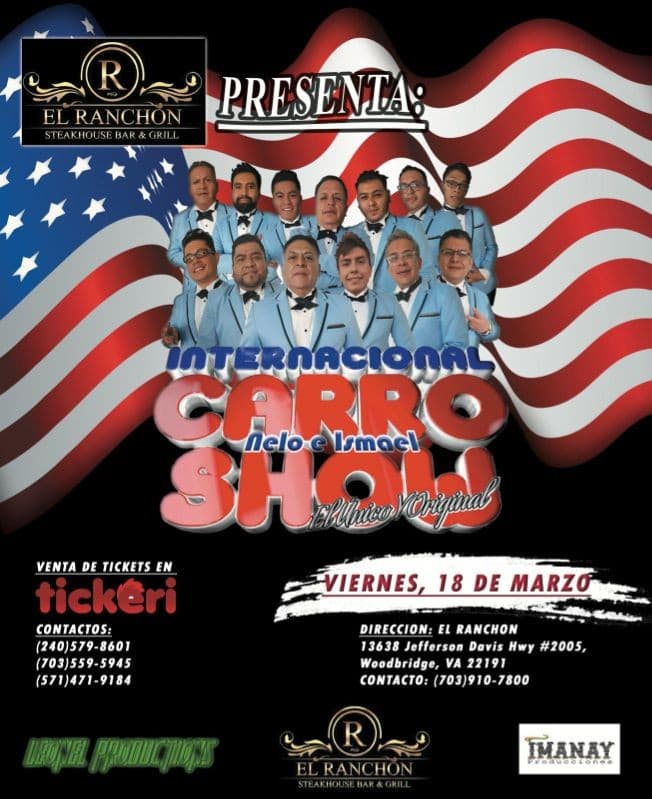 Event - CARRO SHOW EN VIVO ! WOODBRIDGE VA !!!! - Woodbridge, Virginia - March 18, 2022 | concert tickets
