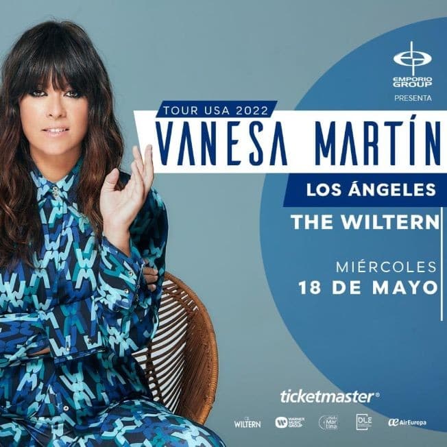 Event - VANESA MARTIN " TOUR USA 2022 " EN CONCIERTO ! LOS ANGELES, CALIFORNIA - Los Angeles, California - May 18, 2022 | concert tickets