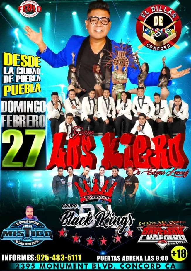 Event - Noche de cumbia !!! CONCORD, CA. - Concord, California - February 27, 2022 | concert tickets