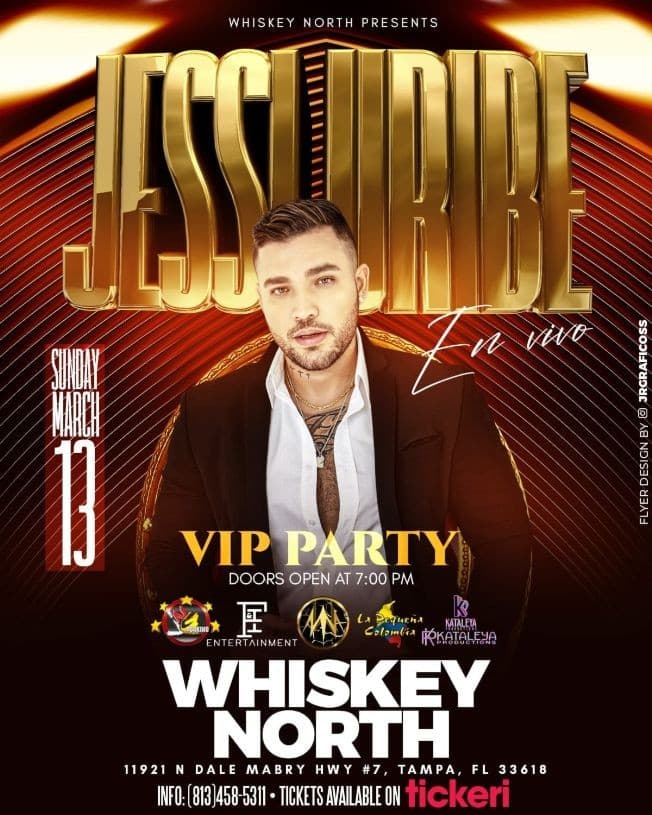 Event - JESSI URIBE & PONCHO KAIRUZ - VIP CONCERT TAMPA, FL - Tampa, Florida - March 13, 2022 | concert tickets
