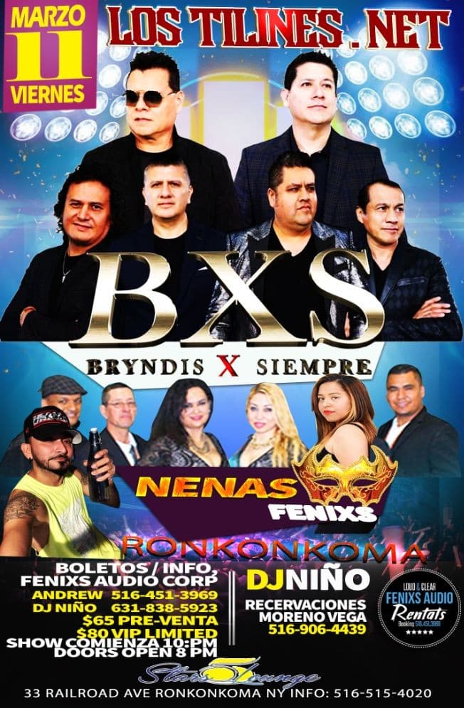Event - Grupo Bryndis BXS Y Nenas Fenixs En Vivo ! NY - Ronkonkoma, New York - March 11, 2022 | concert tickets