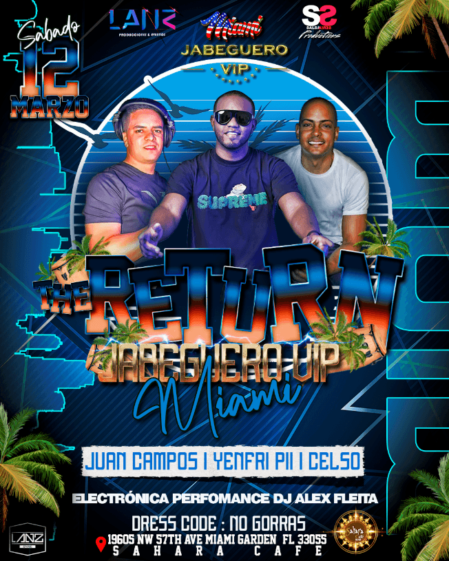 Event - NOCHE DE SALSA BAUL EN MIAMI by JABEGUERO VIP - Miami Gardens, Florida - March 12, 2022 | concert tickets