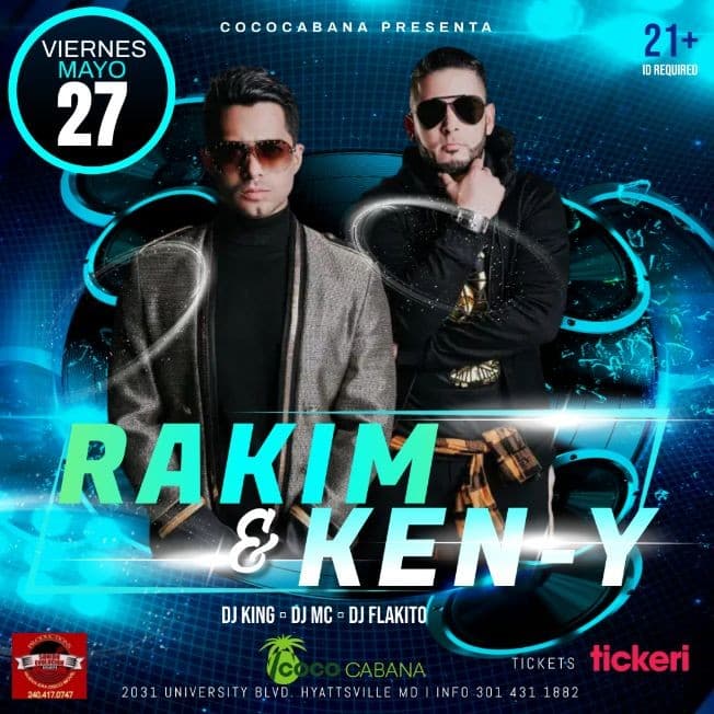 Event - RKM & KEN-Y EN CONCIERTO ! ADELPHI MARYLAND - NUEVA FECHA - Adelphi, Maryland - May 27, 2022 | concert tickets