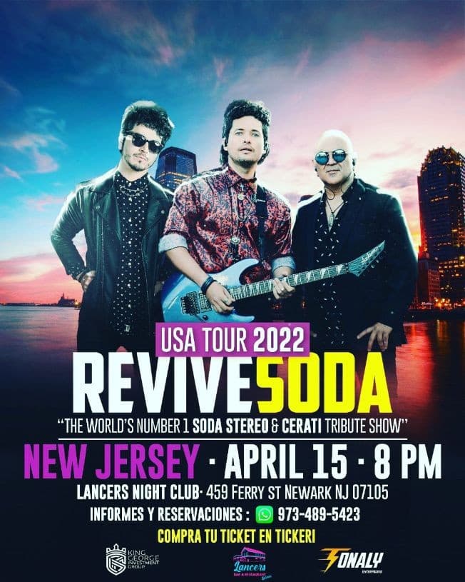 Event - REVIVE SODA EN VIVO ! NEWARK NJ. - Newark, New Jersey - April 15, 2022 | concert tickets