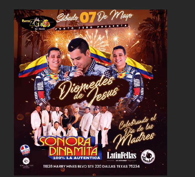 Event - Diomedes de Jesus en concierto- Serenata para el dia de las madres - Dallas, Texas - May 7, 2022 | concert tickets