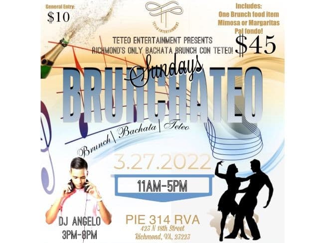Event - Brunchateo Sundays! - RICHMOND, Virginia - March 27, 2022 | concert tickets