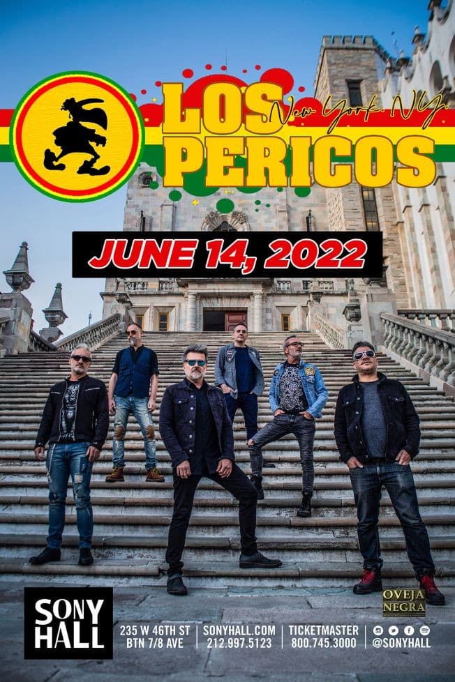 Event - LOS PERICOS EN CONCIERTO ! NEW YORK NY. - NEW DATE! - New York, New York - June 14, 2022 | concert tickets