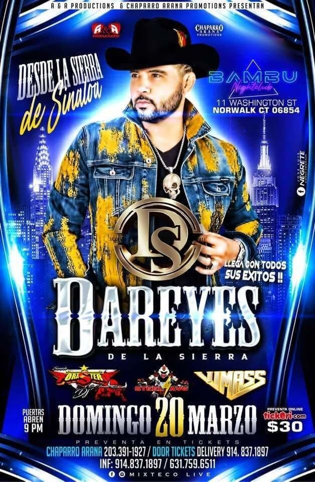 Event - DAREYES DE LA SIERRA EN VIVO ! NORWALK CONNECTICUT - Norwalk, Connecticut - March 20, 2022 | concert tickets