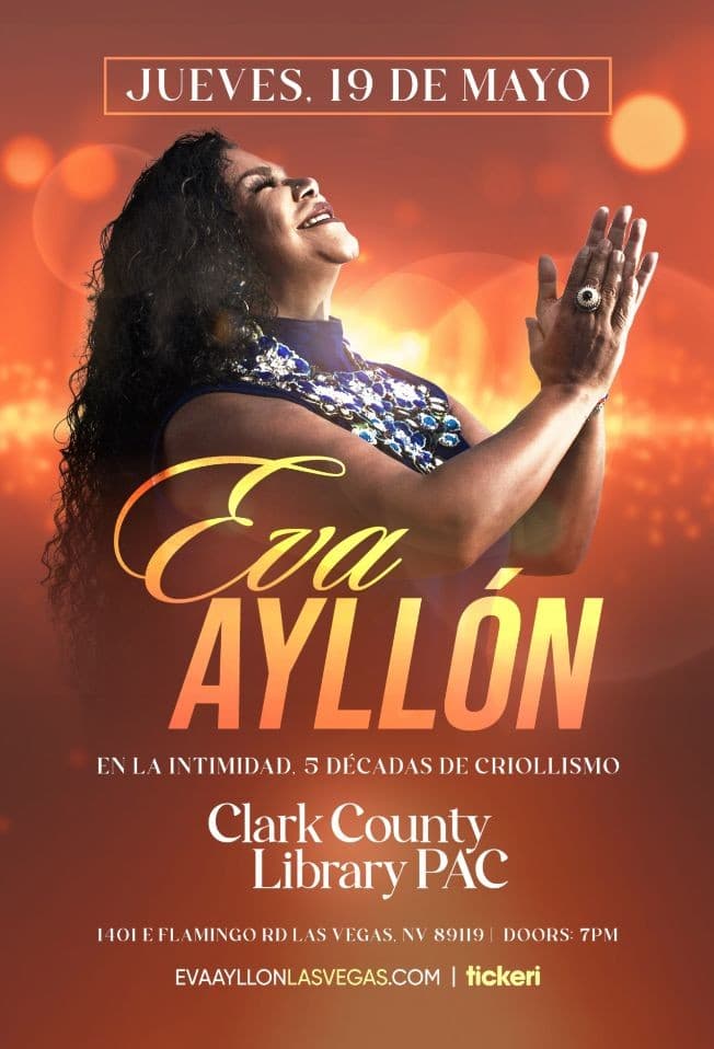 Event - EVA AYLLON EN CONCIERTO LAS VEGAS NEVADA - Las Vegas, Nevada - May 19, 2022 | concert tickets