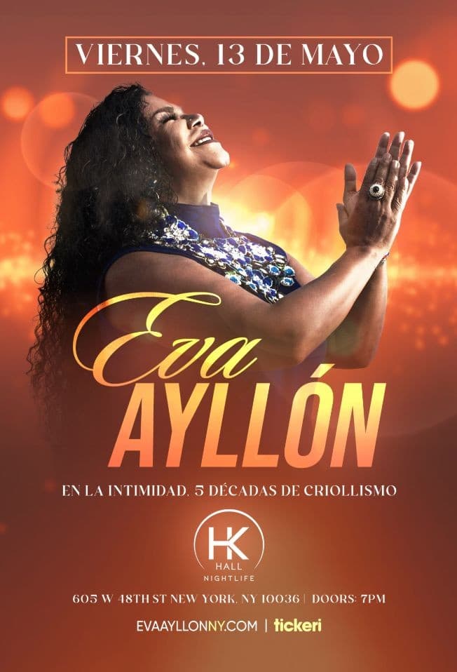 Event - EVA AYLLON EN CONCIERTO!  NEW YORK - New York, New York - May 13, 2022 | concert tickets