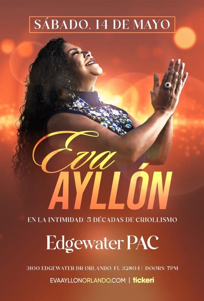 Event - EVA AYLLON EN CONCIERTO! ORLANDO FLORIDA - Orlando, Florida - May 14, 2022 | concert tickets