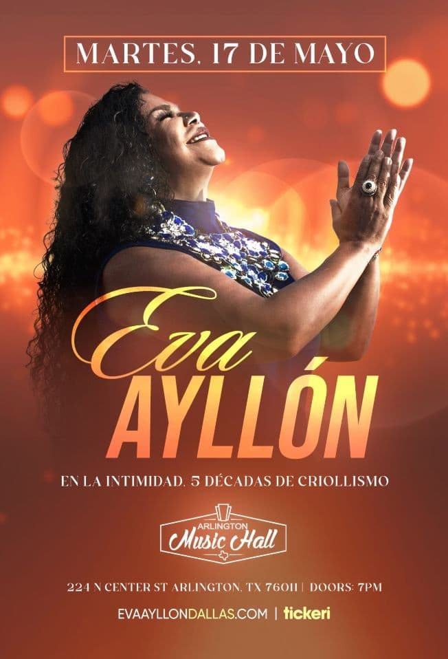 Event - EVA AYLLON EN CONCIERTO!  DALLAS TEXAS - Arlington, Texas - May 17, 2022 | concert tickets