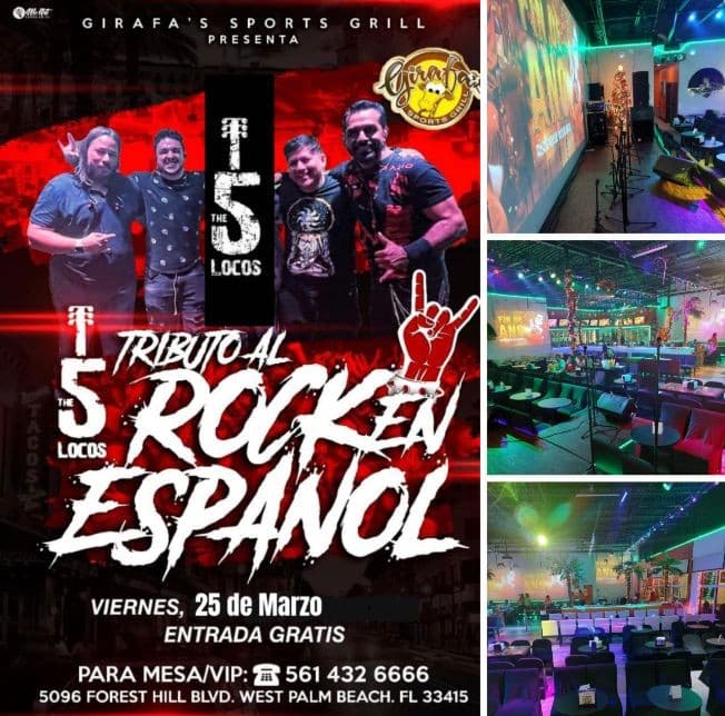 Event - Rock en Español en West Palm Beach !! - West Palm Beach, Florida - March 25, 2022 | concert tickets