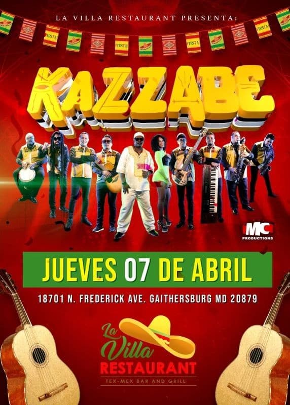 Event - Kazzabe si sabe .💃🕺‼️‼️‼️Junto a DJ JVC la fórmula - Gaithersburg, Maryland - April 7, 2022 | concert tickets