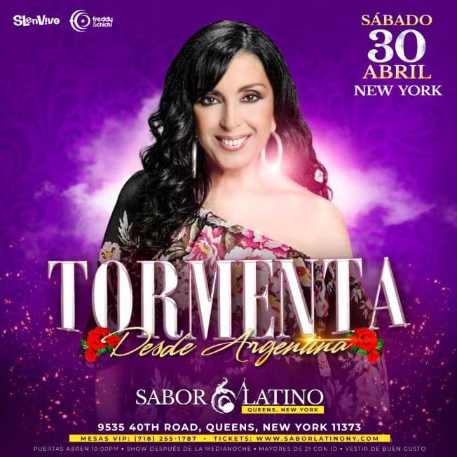 Event - TORMENTA ! NEW YORK - Queens, New York - April 30, 2022 | concert tickets
