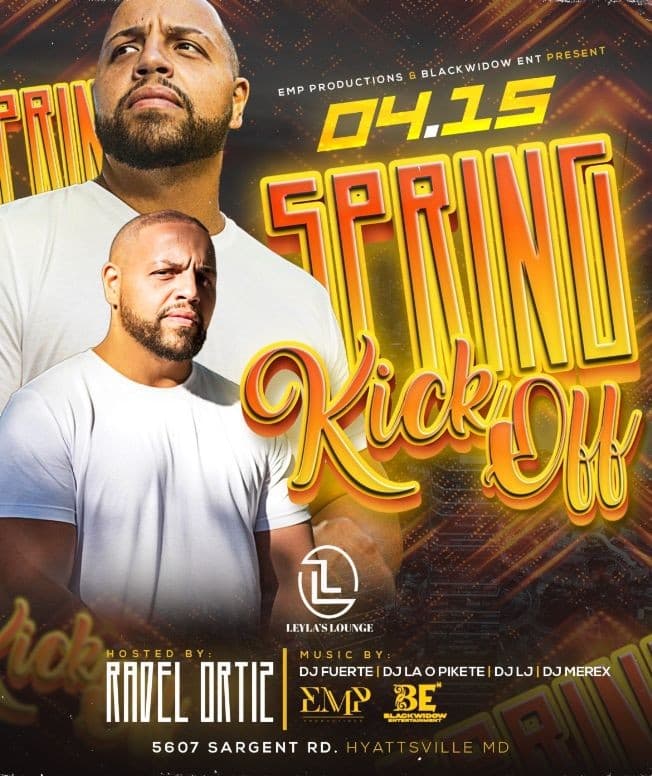 Event - SPRING KICK OFF HOSTED BY RADEL ORTIZ - Chillum, Maryland - April 15, 2022 | concert tickets