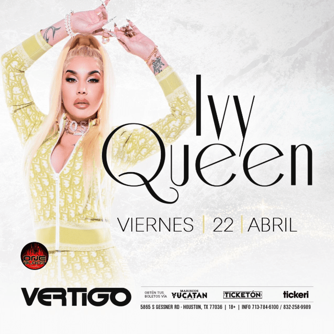 Event - IVY QUEEN EN CONCIERTO ! HOUSTON TEXAS - Houston, Texas - April 22, 2022 | concert tickets