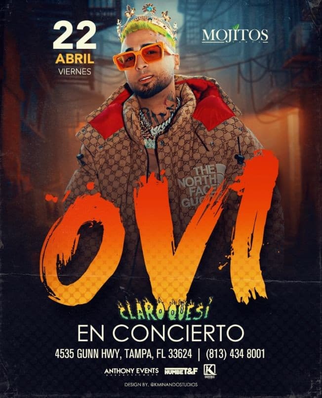 Event - Concierto de OVI - Tampa, Florida - April 22, 2022 | concert tickets