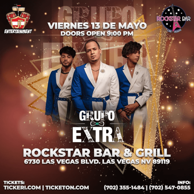 Event - GRUPO EXTRA EN CONCIERTO! LAS VEGAS NEVADA - Las Vegas, Nevada - May 13, 2022 | concert tickets
