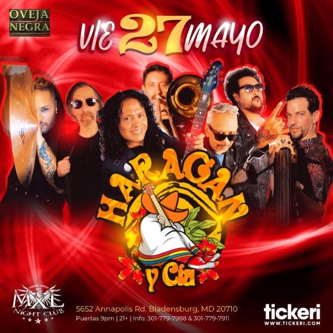 Event - HARAGAN Y CIA EN MARYLAND - Bladensburg, Maryland - May 27, 2022 | concert tickets