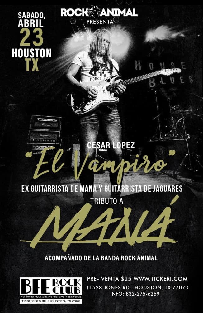 Event - Tributo a Mana con el Vampiro-Houston - Houston, Texas - April 23, 2022 | concert tickets